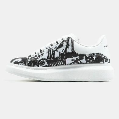 Alexander McQueen Oversized White Black, 36