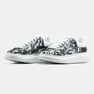 Alexander McQueen Oversized White Black, 36