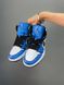 Баскетбольні кросівки Nike Air Jordan 1 Retro High Signal Blue 7481 фото 8