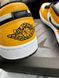 Баскетбольные кроссовки Nike Air Jordan Retro 1 Low Yellow White Black 2125 фото 8