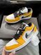 Баскетбольные кроссовки Nike Air Jordan Retro 1 Low Yellow White Black 2125 фото 9