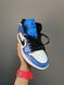 Баскетбольні кросівки Nike Air Jordan 1 Retro High Signal Blue 7481 фото 3