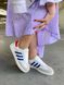 Кеди Adidas Samba Beige Red Blue 9126 фото 9