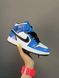 Баскетбольні кросівки Nike Air Jordan 1 Retro High Signal Blue 7481 фото 2