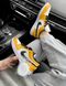 Баскетбольные кроссовки Nike Air Jordan Retro 1 Low Yellow White Black 2125 фото 2