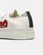 Converse Chuck 70 x Comme des Gar&ccedil;ons PLAY Low Egret Red Heart, розмір 36