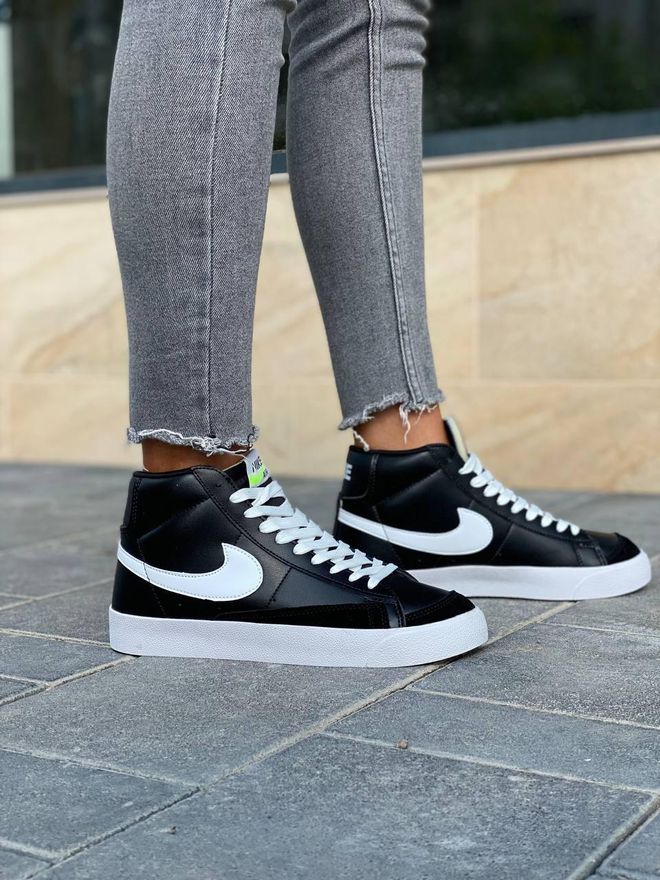 nike high tops suede black