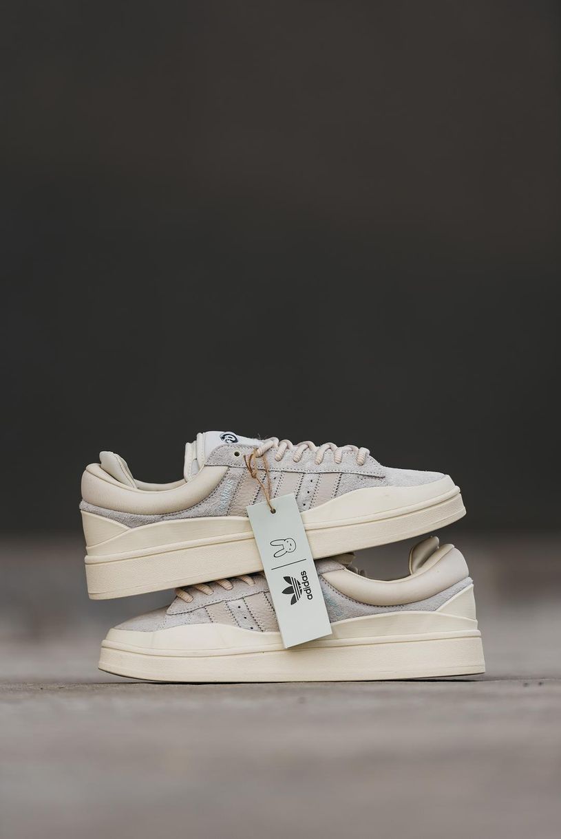 Кросівки Adidas Campus x Bad Banny Beige 1286 фото