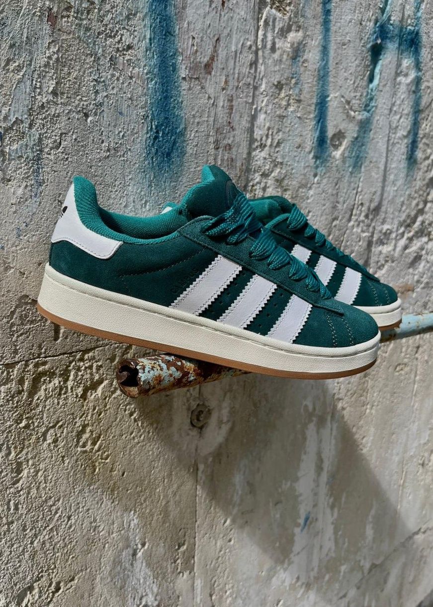 Кроссовки Adidas Campus Dark Green White 2658 фото