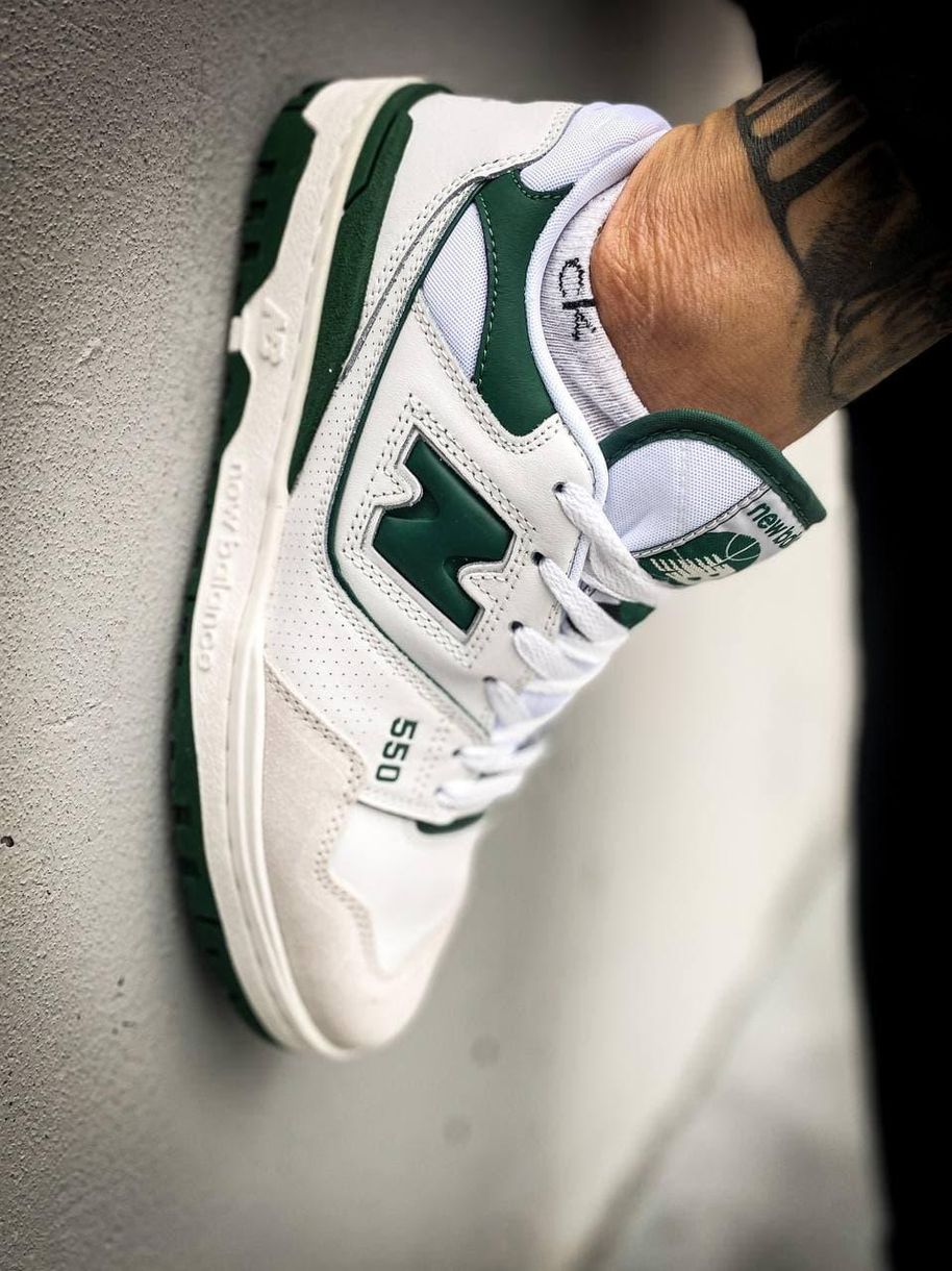 Кросівки New Balance 550 White Green 5882 фото