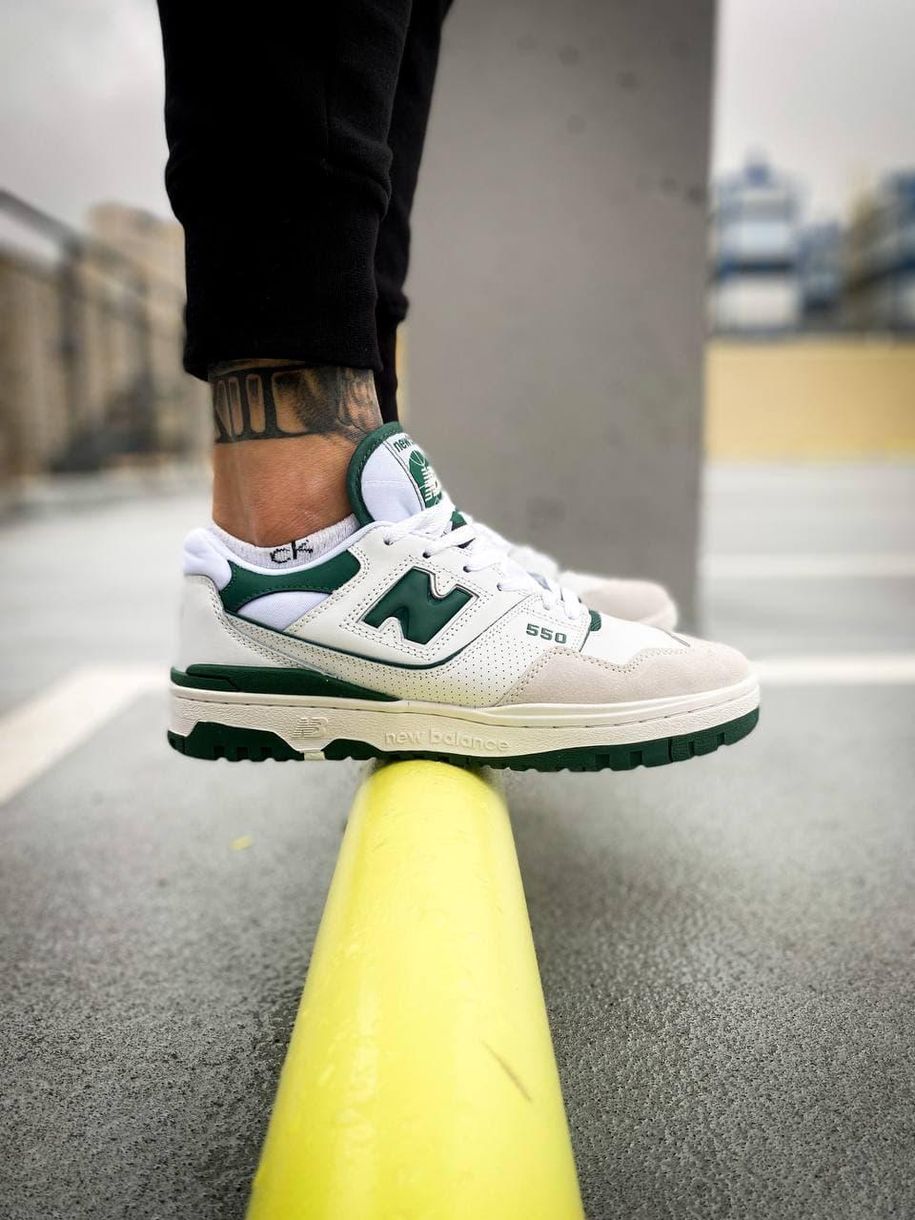 Кросівки New Balance 550 White Green 5882 фото