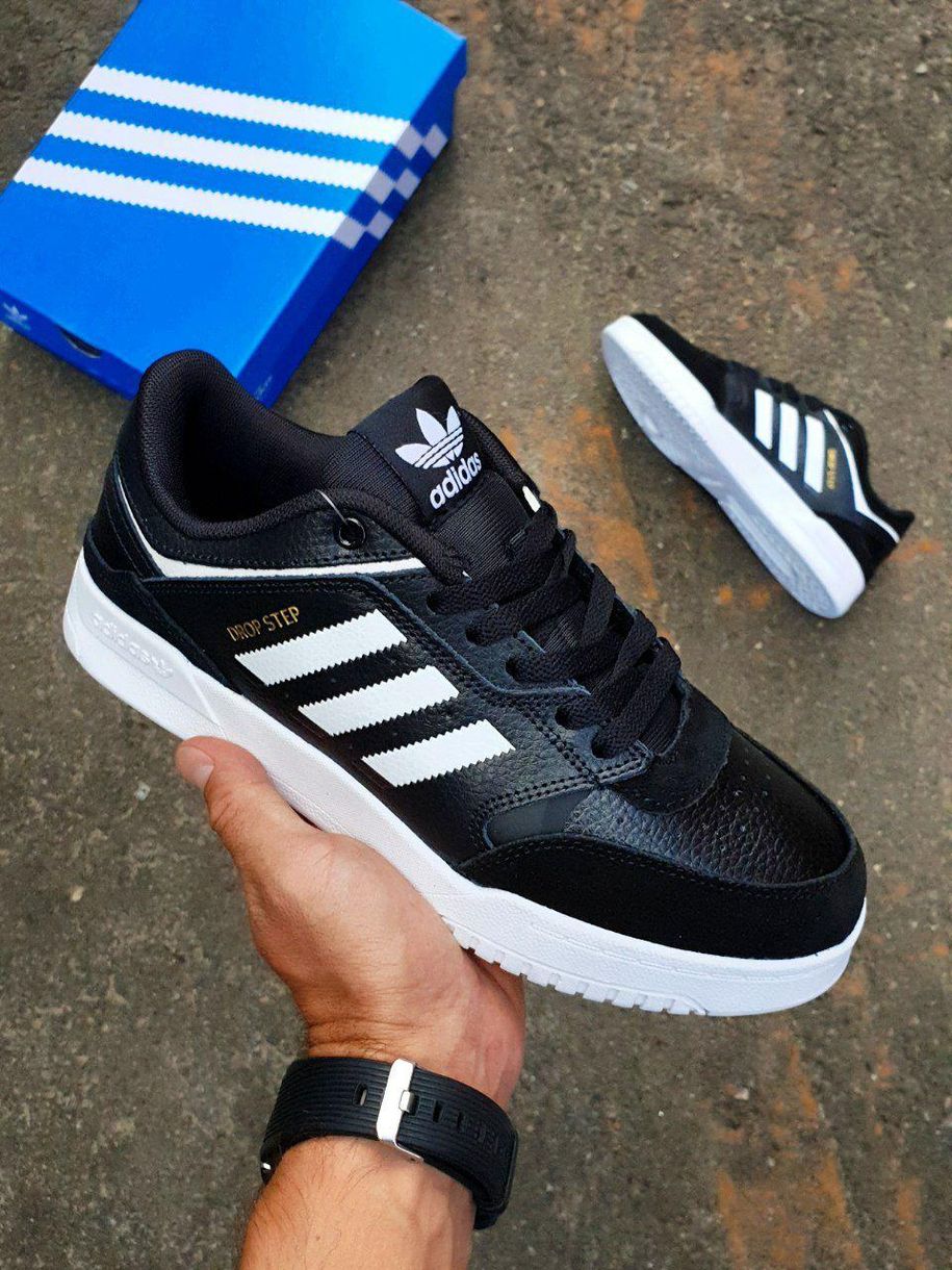 Кроссовки Adidas Drop Step White Black 2361 фото