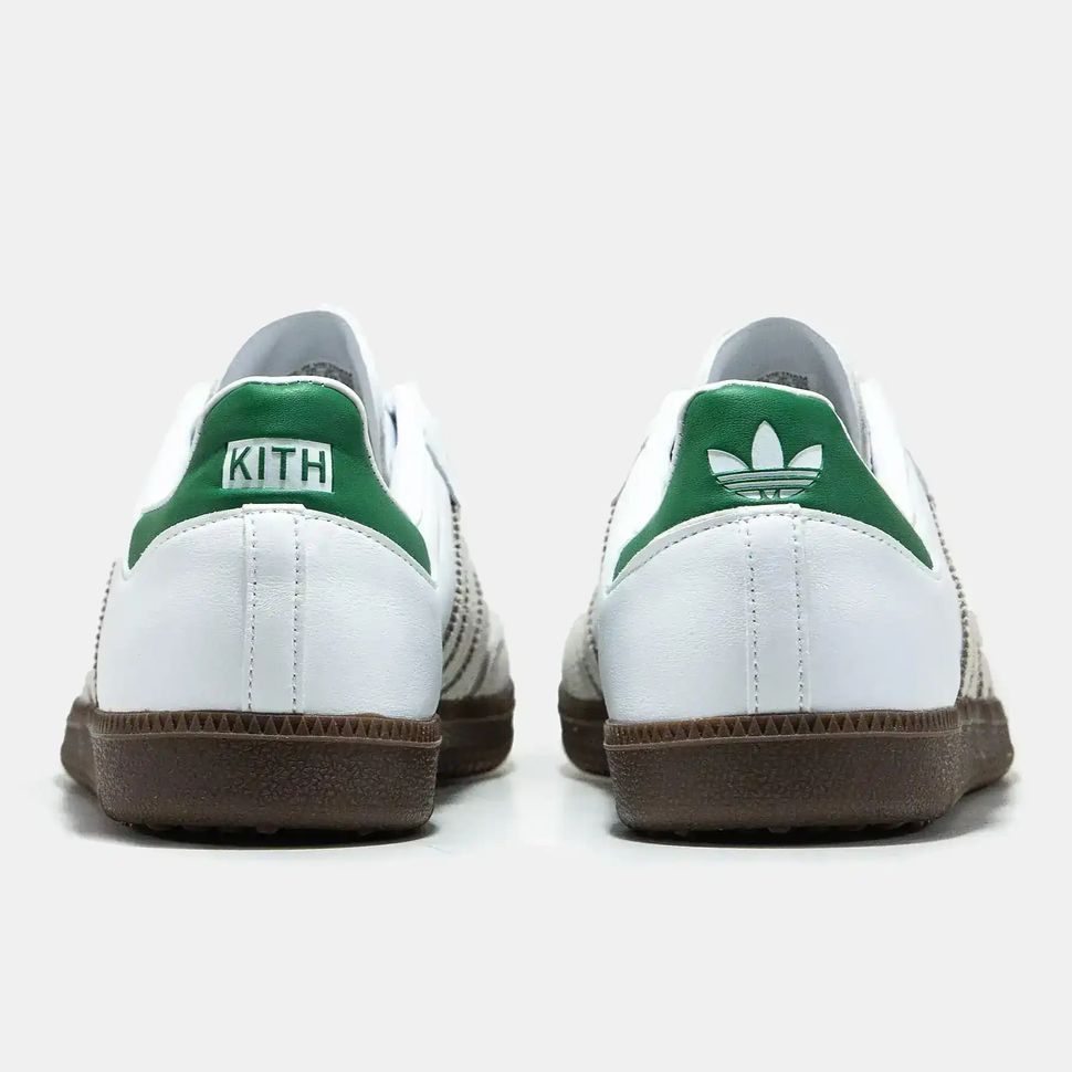 Adidas Samba x KITH White Green Gum
