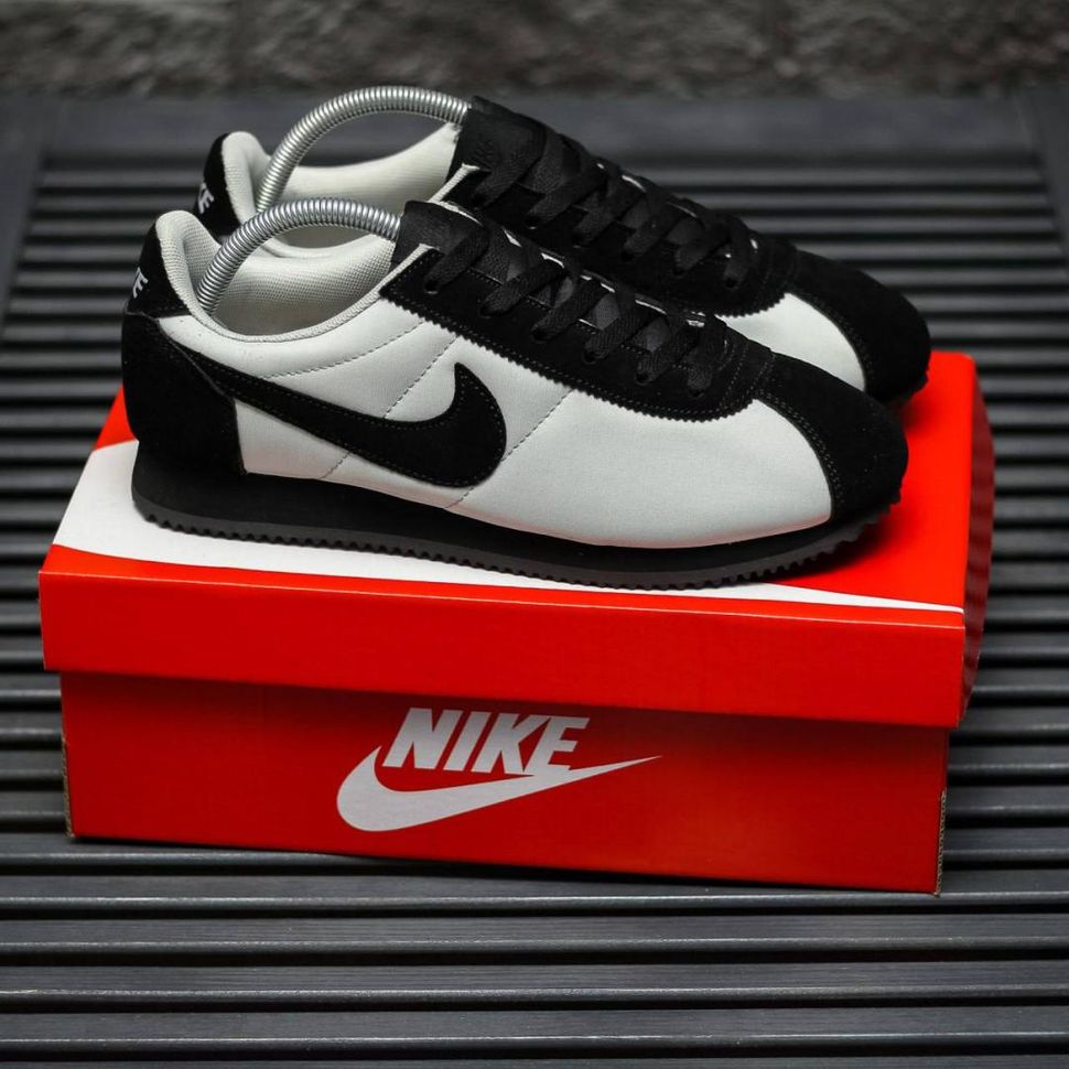 Кросівки Nike Cortez Black Grey v2 8871 фото