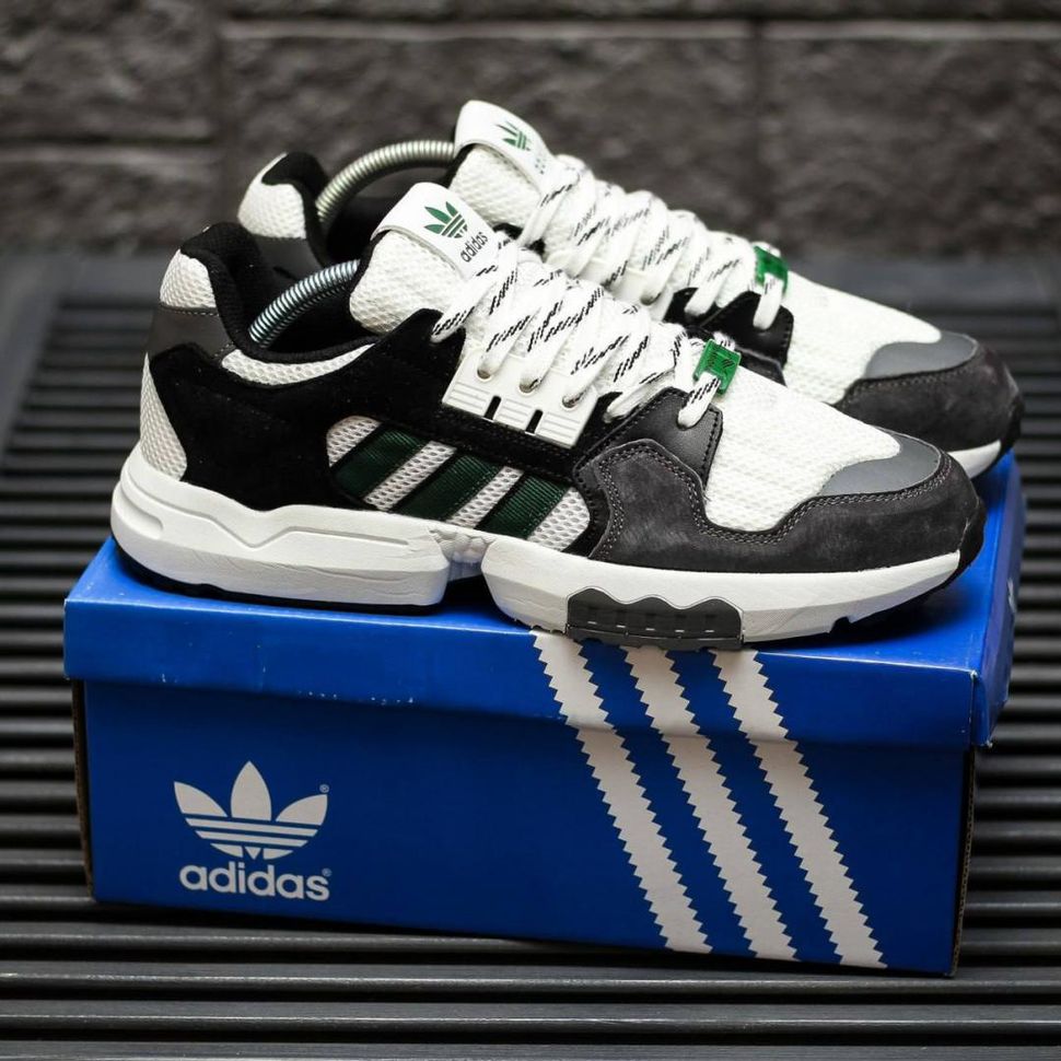 Кроссовки Adidas ZX Torsion Black White Grey 8948 фото