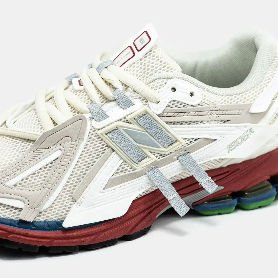 New Balance 1906A White Red Multicolor Sole