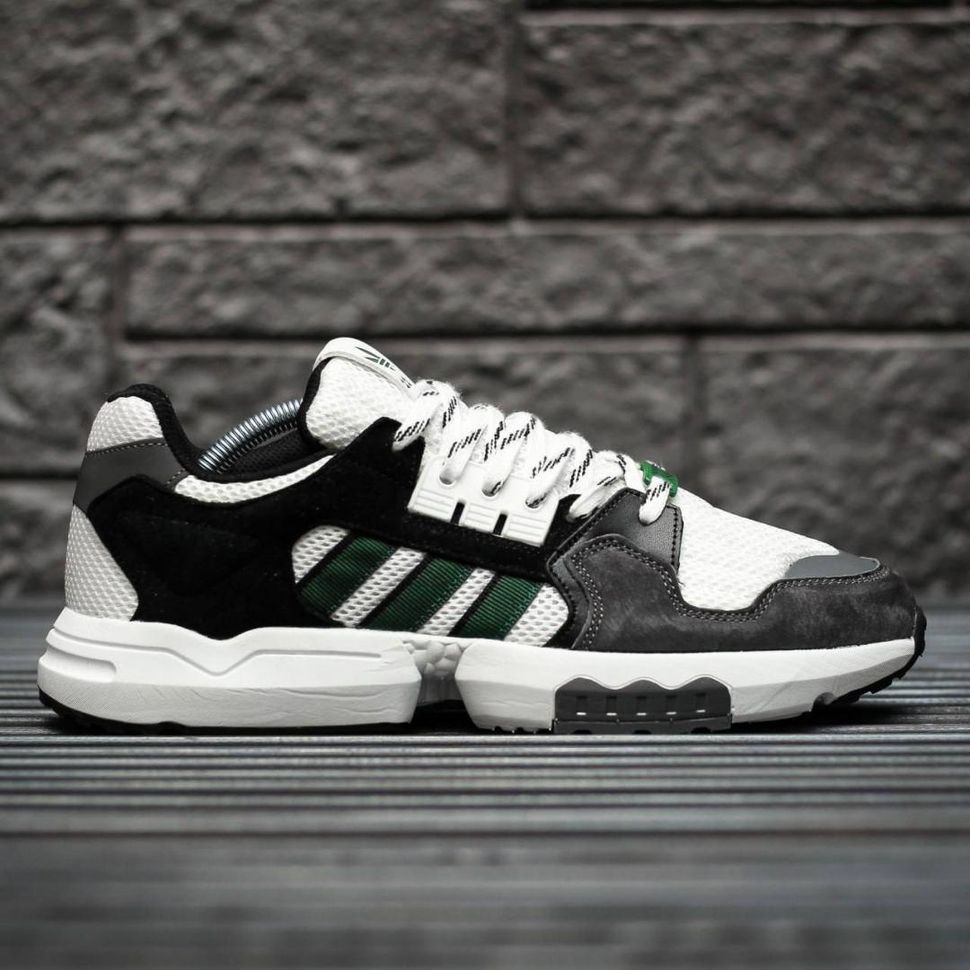 Кроссовки Adidas ZX Torsion Black White Grey 8948 фото