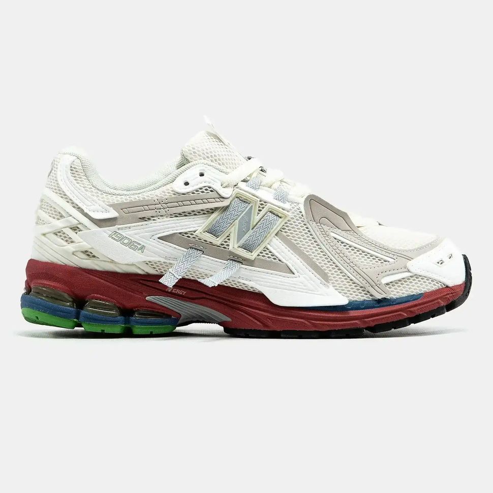 New Balance 1906A White Red Multicolor Sole