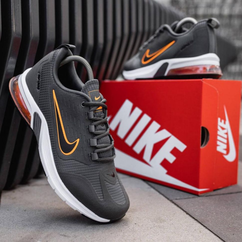 Кросівки Nike Air Max 270 Grey White Orange 8841 фото