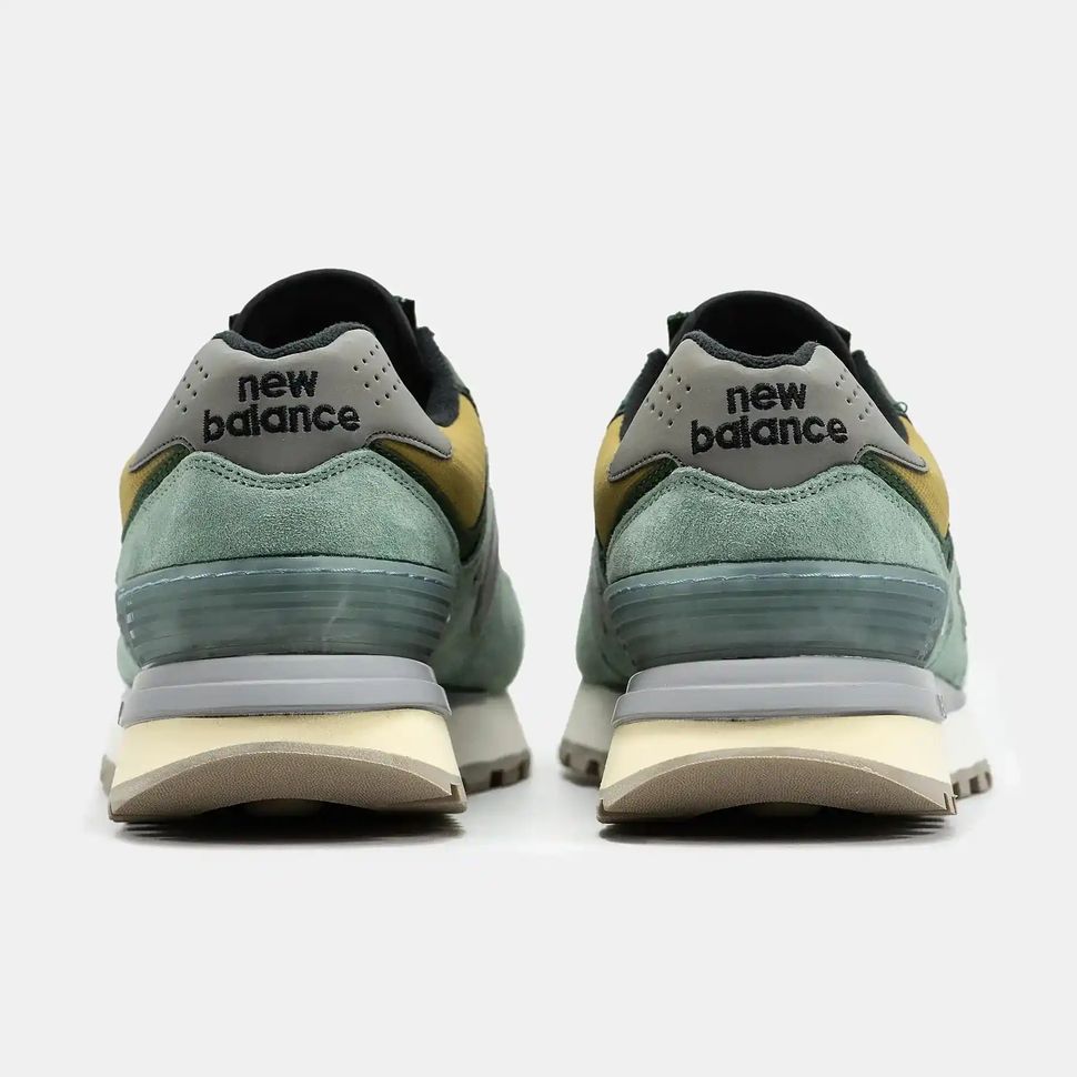 New Balance 574 x Stone Island Green Mustard Black