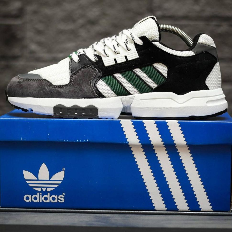 Кроссовки Adidas ZX Torsion Black White Grey 8948 фото