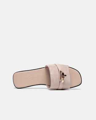 Hermes Oran Beige Suede, 36
