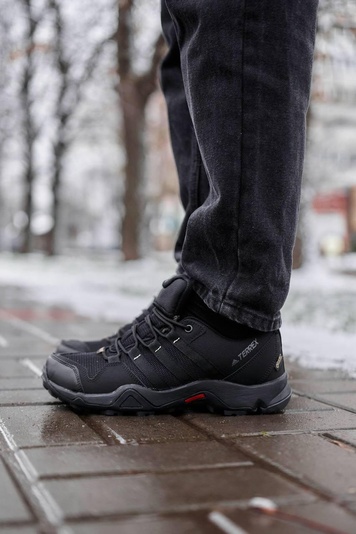 Кроссовки Adidas Terrex Gore-Tex Termo Black Premium v2 10056 фото