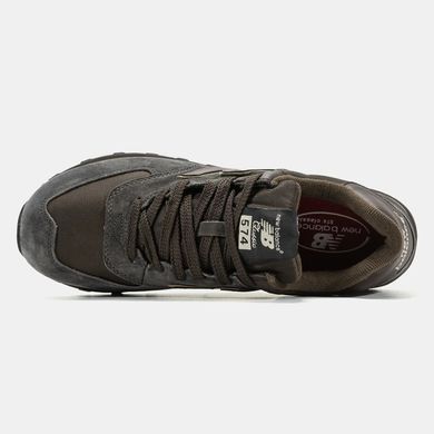 New Balance 574 GORE-TEX Dark Brown Black Термо, 41