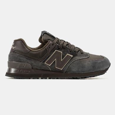 New Balance 574 GORE-TEX Dark Brown Black Термо, 41