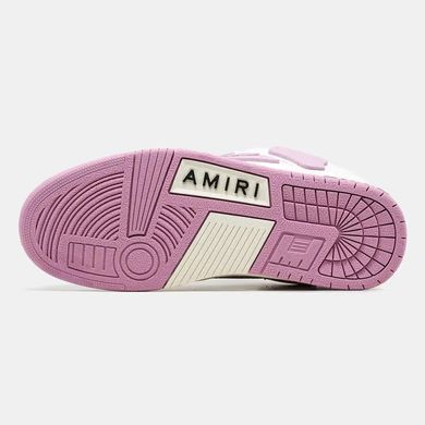 Amiri Skel Top Low White Pink