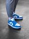 Nike Air Jordan Retro 1 Low Blue White 2 2104 фото 5