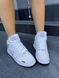 Баскетбольні кросівки Nike Air Jordan 1 Retro High Light Grey White 7390 фото 2