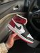 Nike Air Jordan Retro 1 Black White Red 2220 фото 7