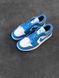Nike Air Jordan Retro 1 Low Blue White 2 2104 фото 8