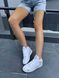 Баскетбольні кросівки Nike Air Jordan 1 Retro High Light Grey White 7390 фото 4