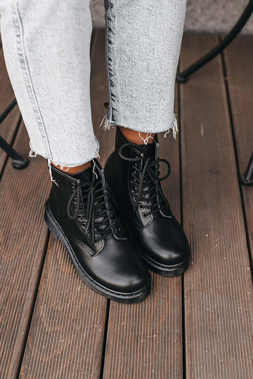 Черевики Dr. Martens 1460 Mono Black 4235 фото