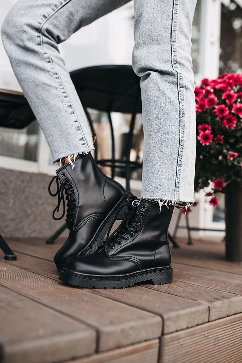 Черевики Dr. Martens 1460 Mono Black 4235 фото