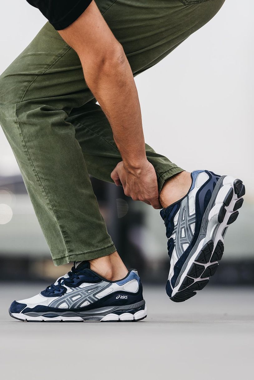 Кроссовки Asics Gel-NYC Grey Blue 9544 фото