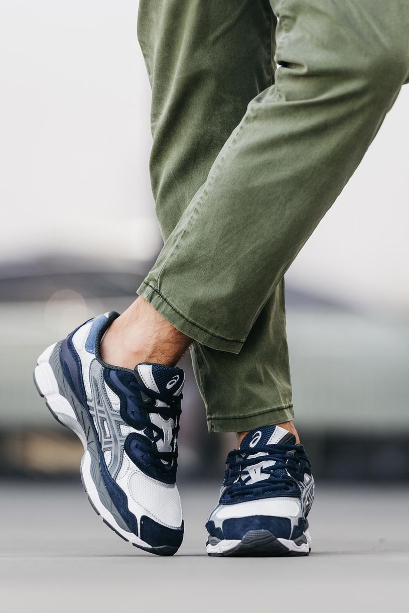 Кроссовки Asics Gel-NYC Grey Blue 9544 фото