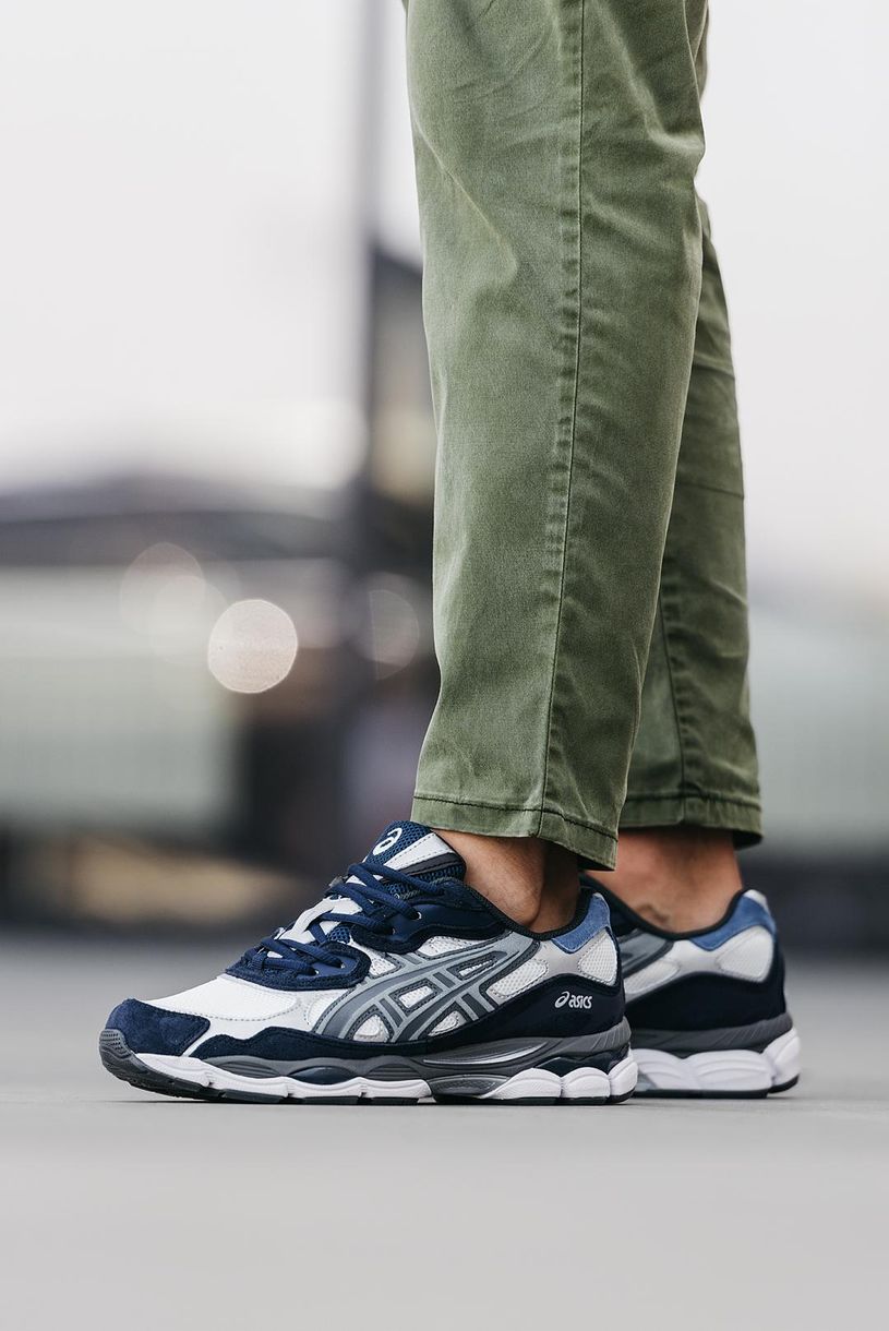 Кроссовки Asics Gel-NYC Grey Blue 9544 фото