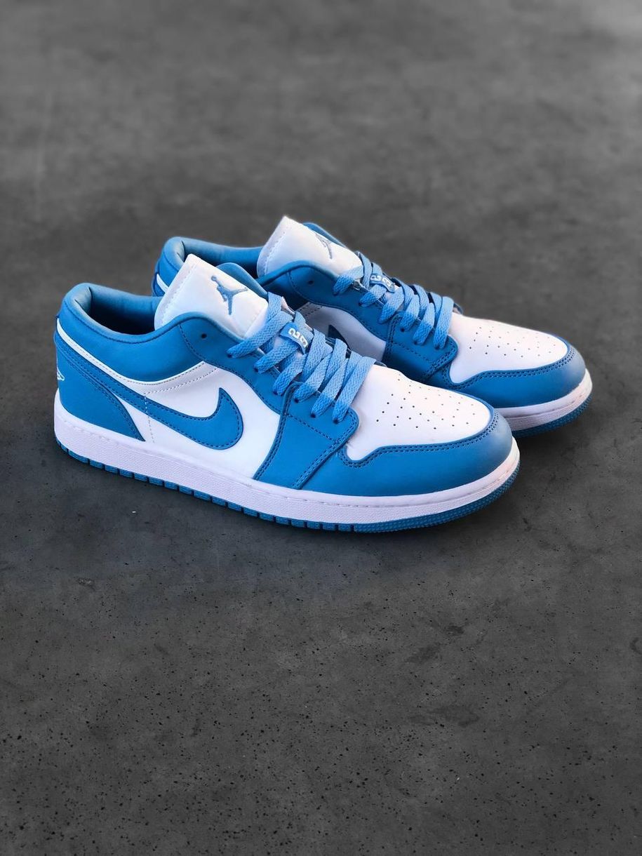 Nike Air Jordan Retro 1 Low Blue White 2 2104 фото
