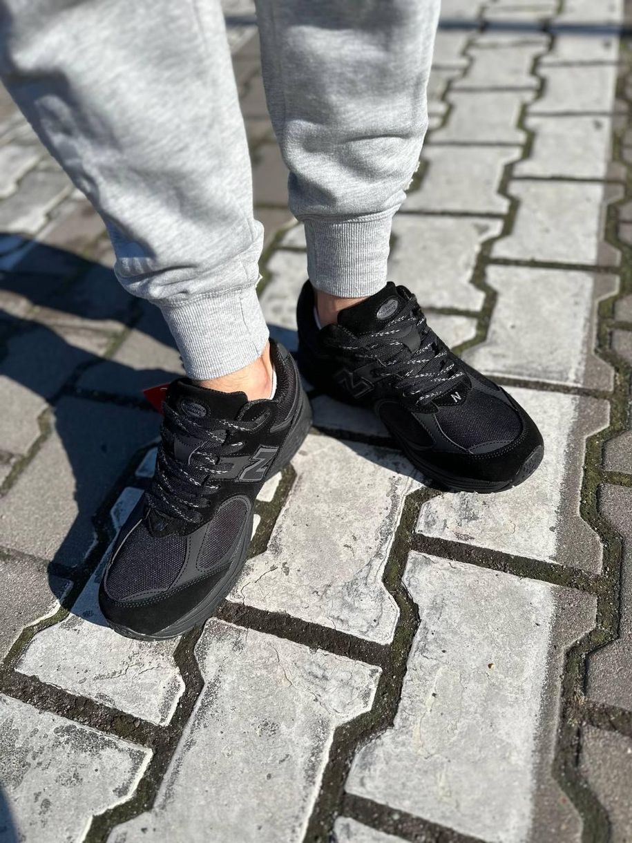 Зимові Кросівки New Balance 2002R Black Winter Fur 9845 фото