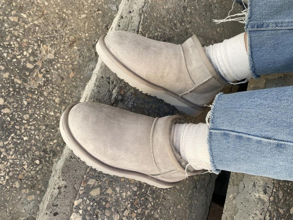 Зимние сапоги Ugg Classic Ultra Mini Light Grey 9425 фото