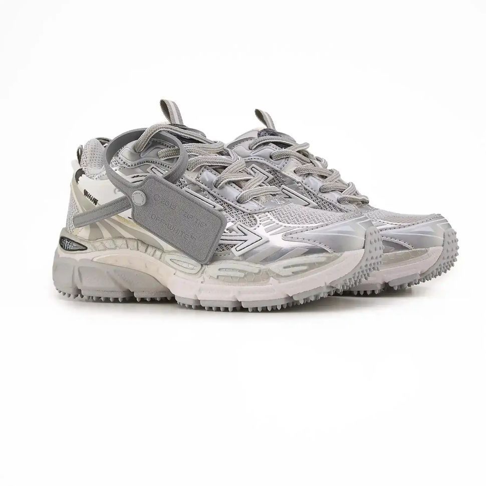 OFF-WHITE Be Right Back White Silver, 39