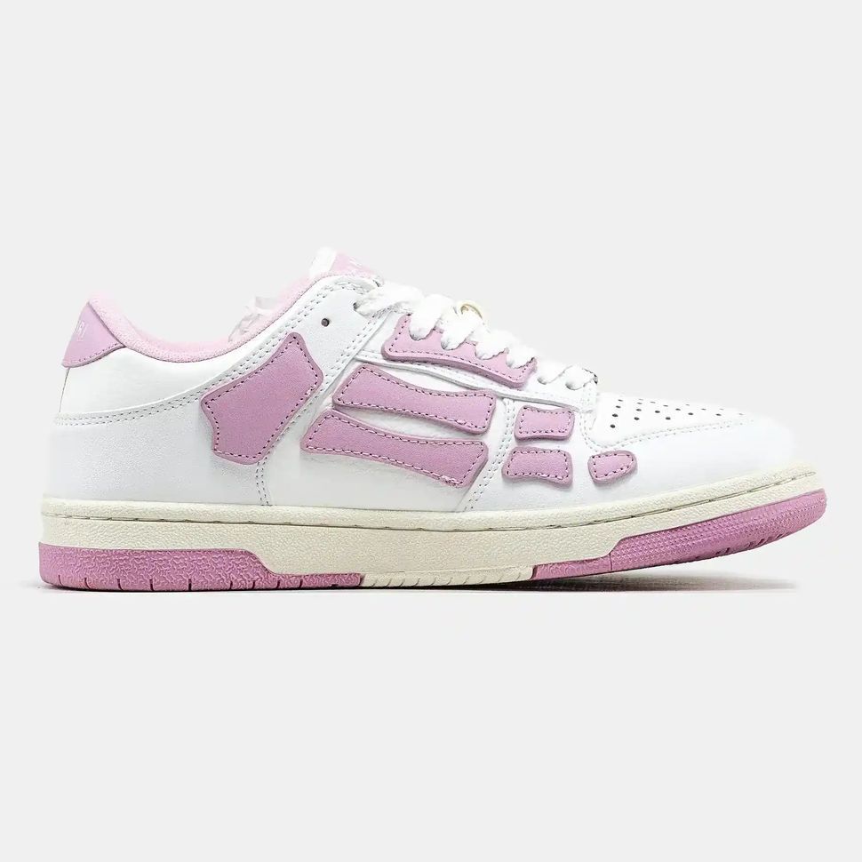 Amiri Skel Top Low White Pink