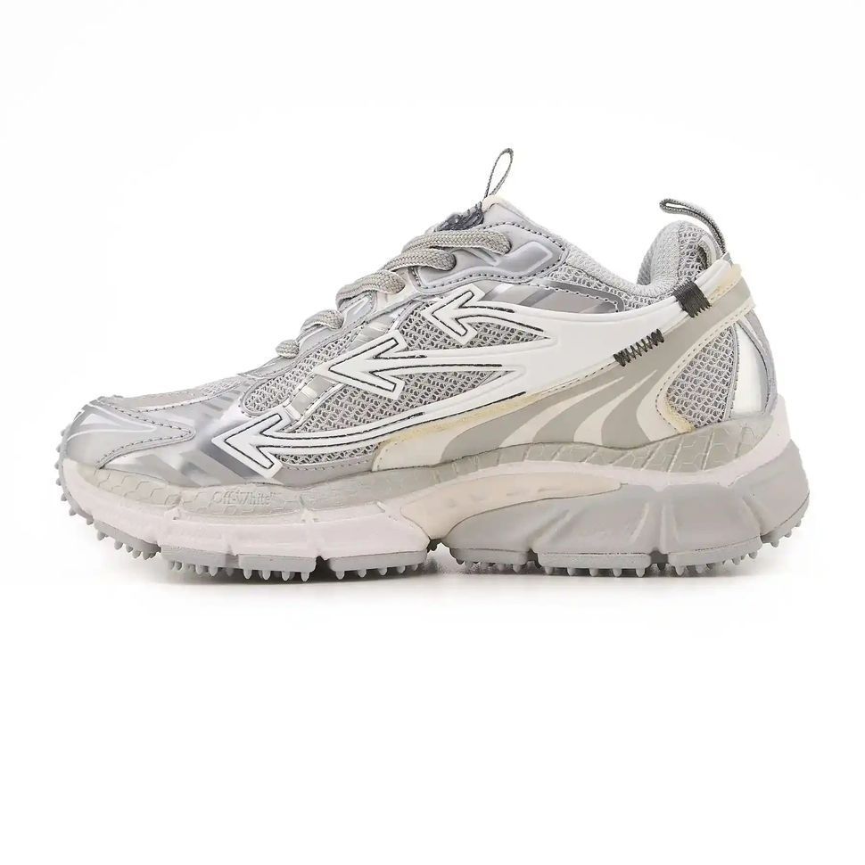 OFF-WHITE Be Right Back White Silver, 39