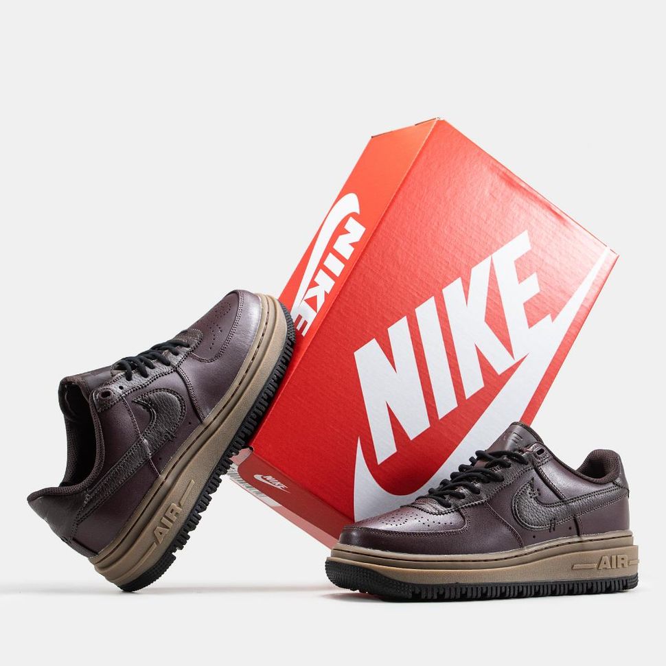 Кросівки Nike Air Force 1 Luxe Brown Basalt 1374 фото