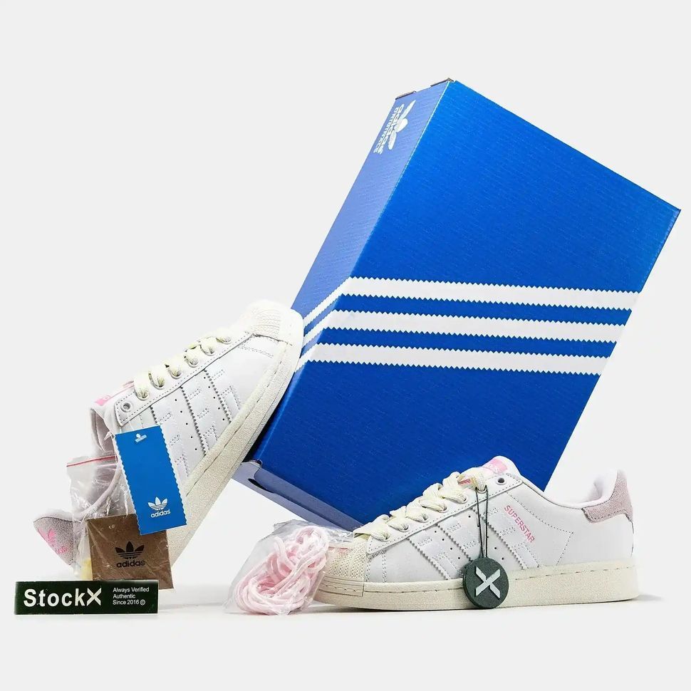 Adidas Superstar White Pink
