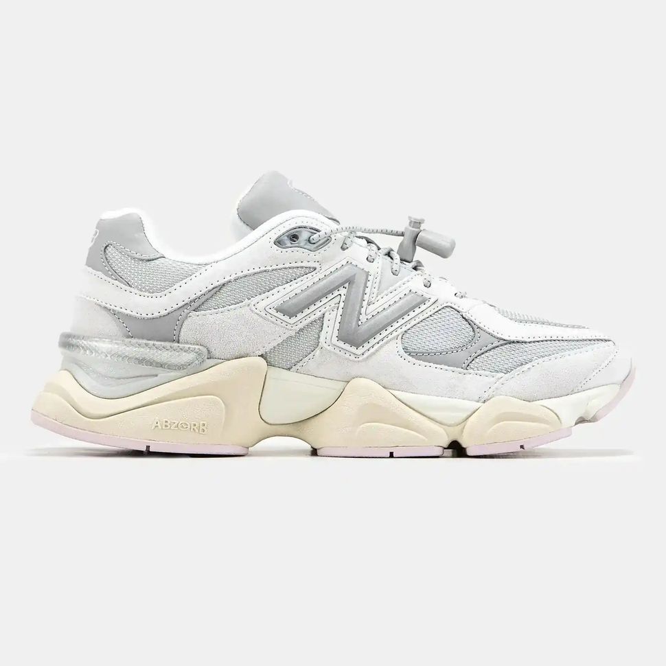 New Balance 9060 White Silver Cream