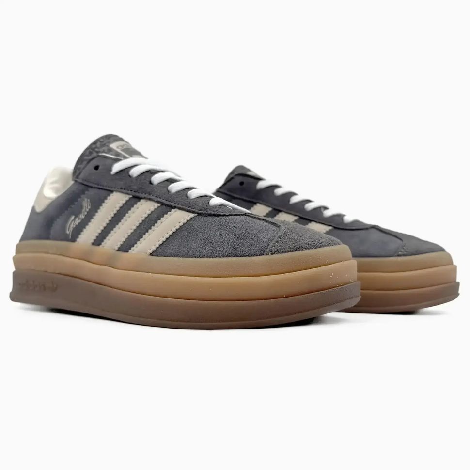 Adidas Gazelle Bold Grey Cream Gum
